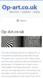 Mobile Screenshot of op-art.co.uk